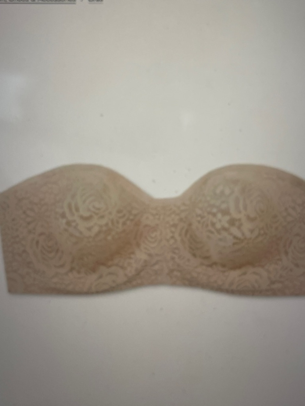 NWT Wacoal Strapless Lace Underwire Bra #854205 - Picture 4 of 14